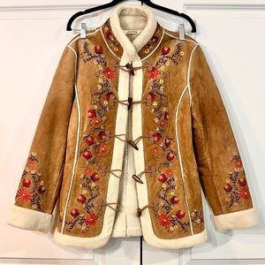 St. John’s Bay folk art style parka